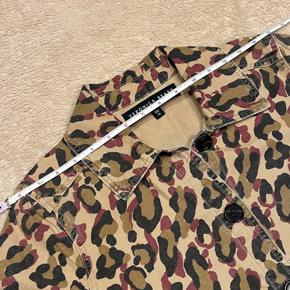 VERONICA BEARD Mercer Leopard Print Jacket - Picture 11 of 16